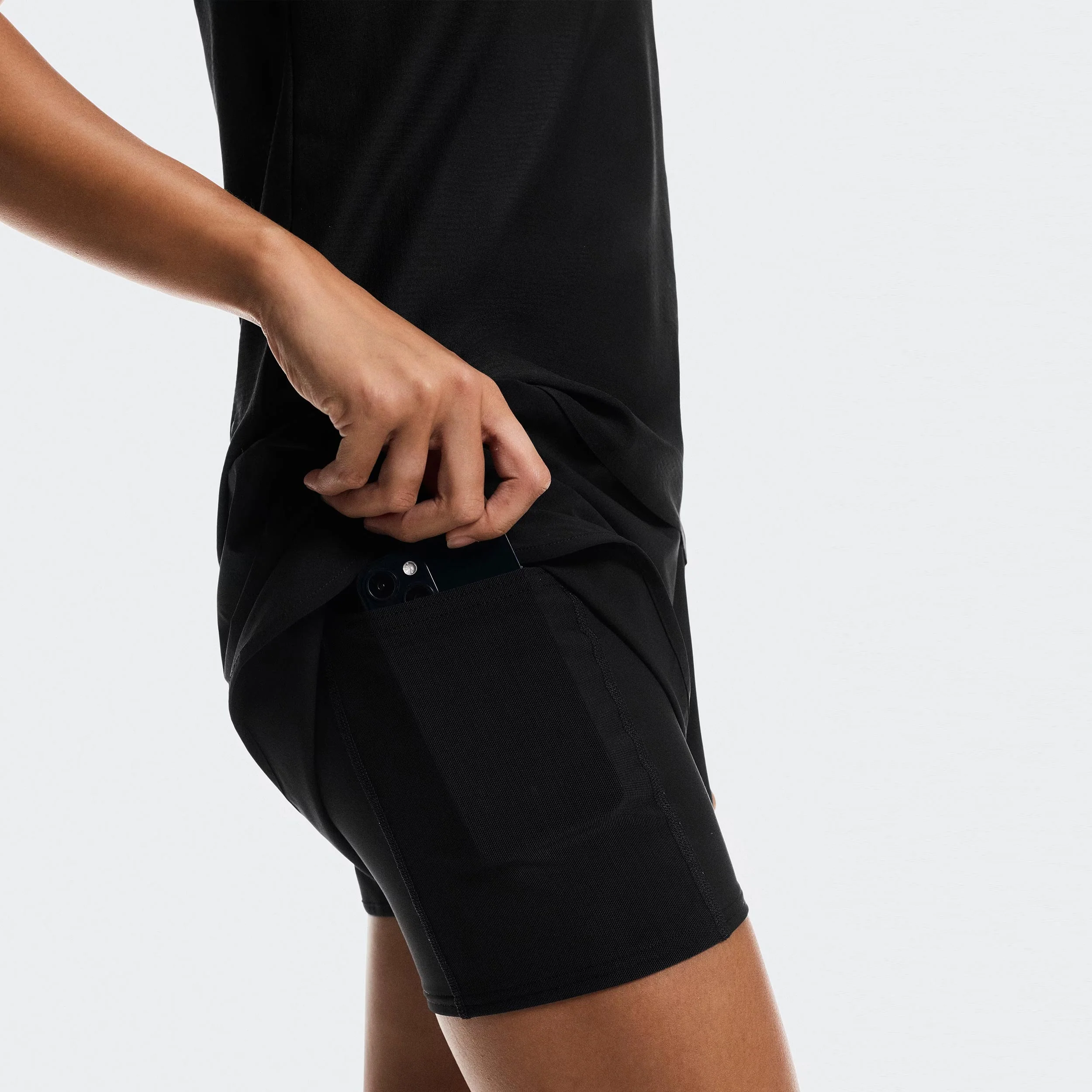 3" Court Shorts 2-in-1 Shorts Damen - schwarz - Image 7