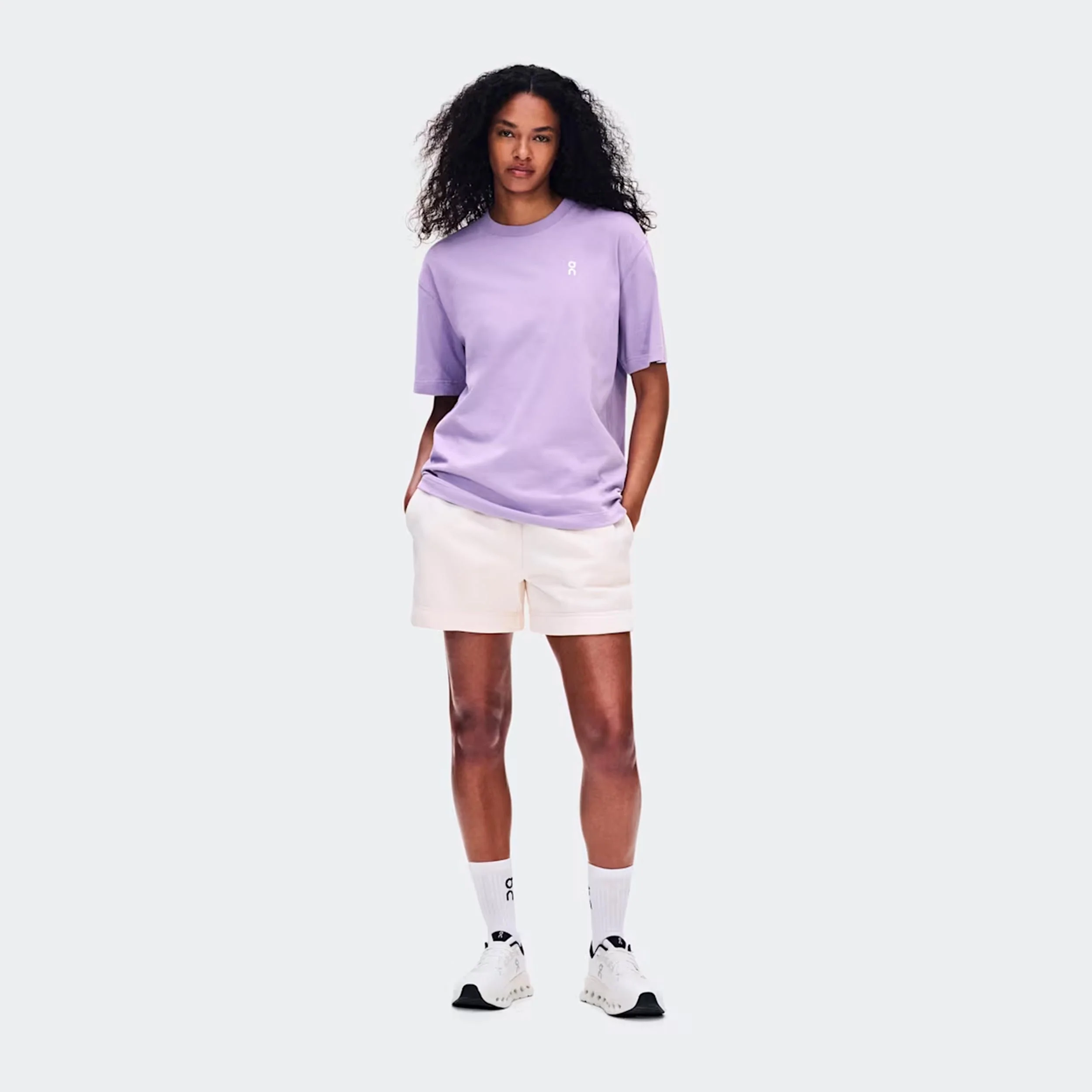 Club Fade T-Shirt Damen - flieder - Image 6