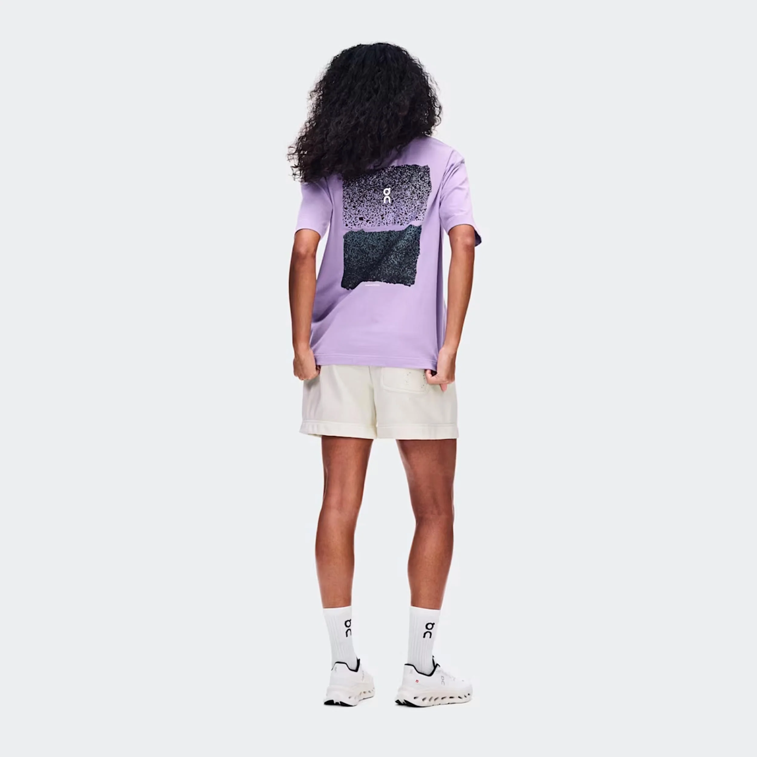 Club Fade T-Shirt Damen - flieder - Image 7