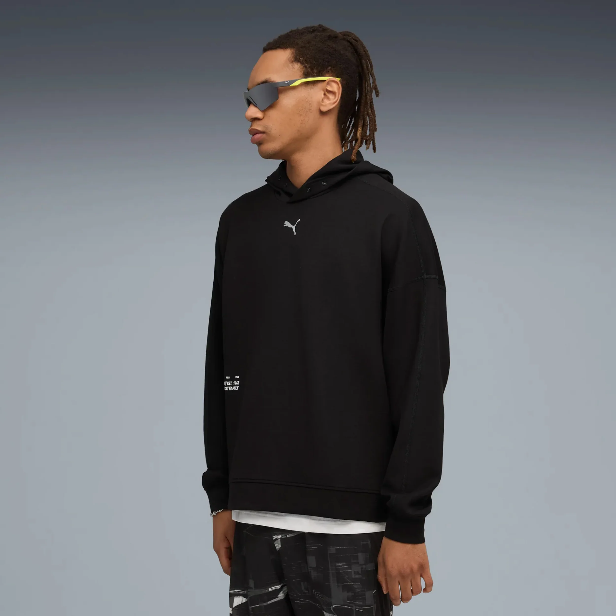 Run Club Hoody-Schwarz