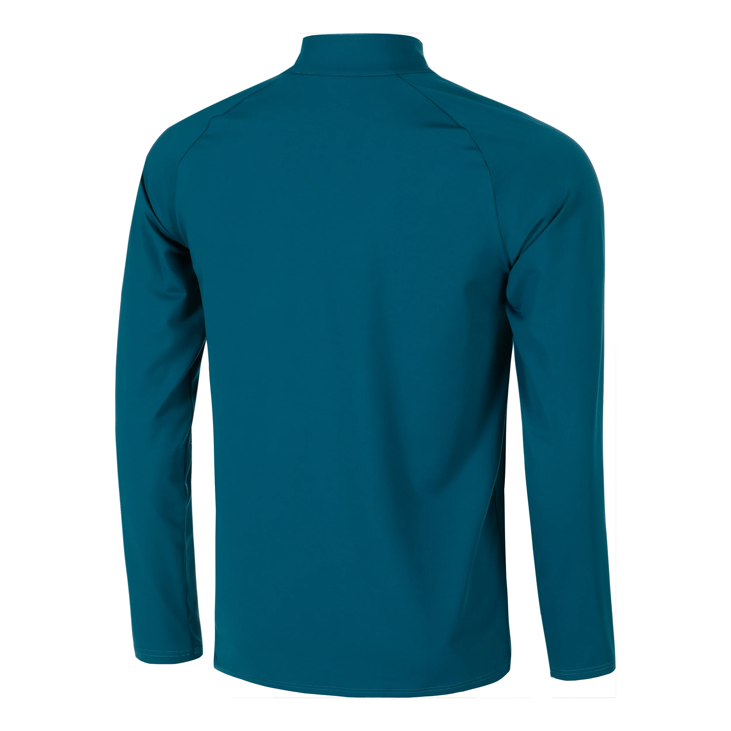 Create Big Serve 1/4 Zip Longsleeve Herren-Petrol,Weiß - Image 2