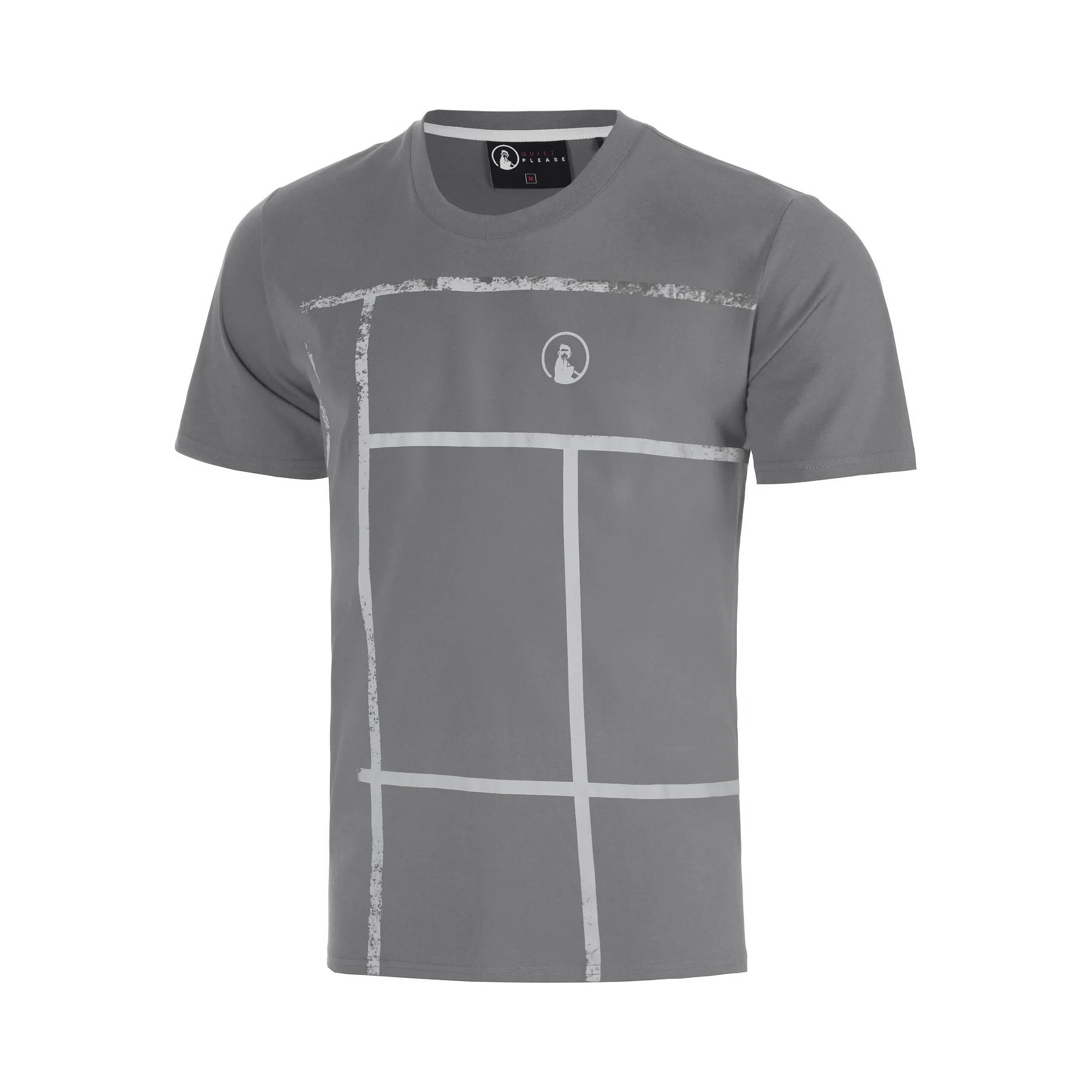 Crush Court T-Shirt Jungen-dunkelgrau, hellgrau