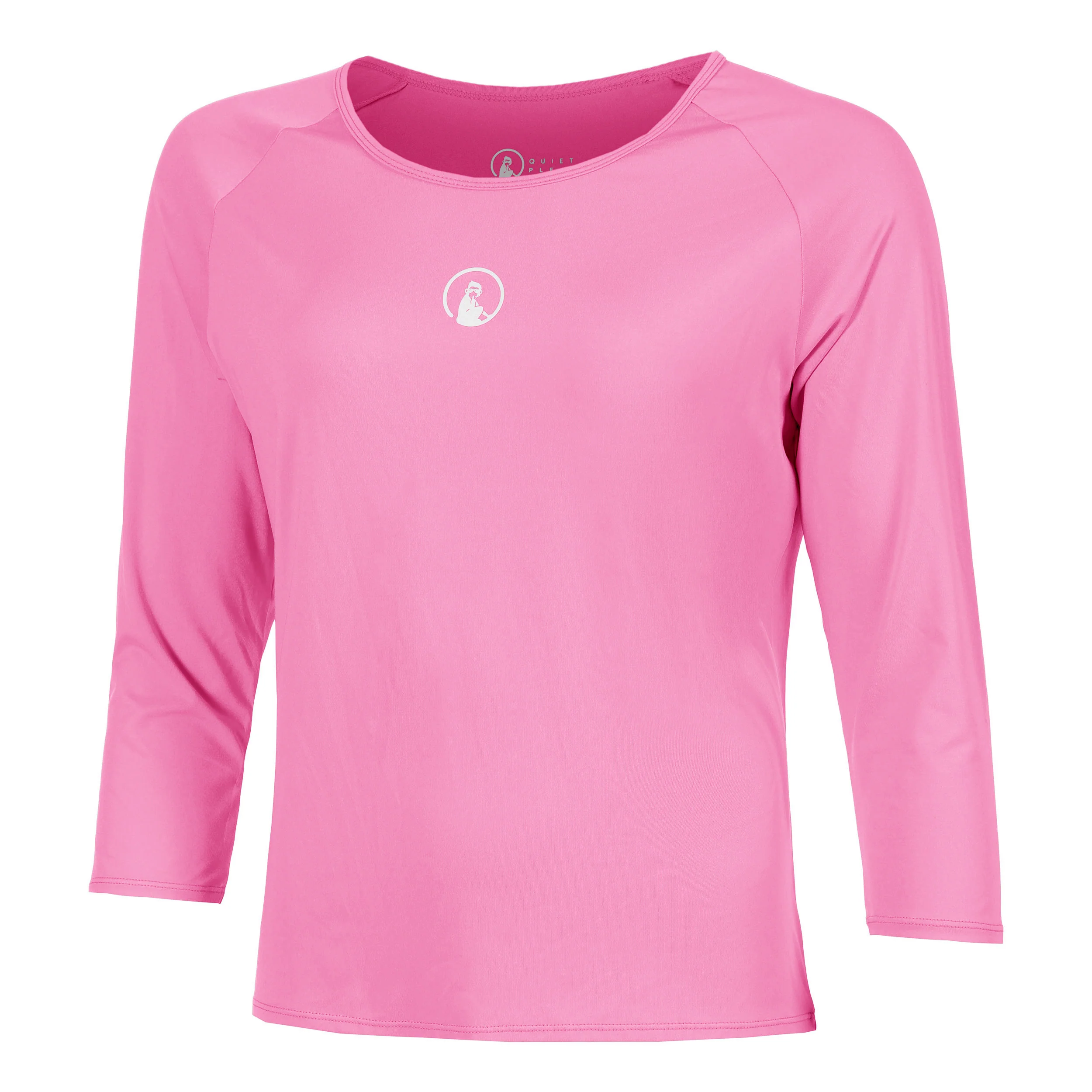Crush Mixed Longsleeve Damen-pink, weiß