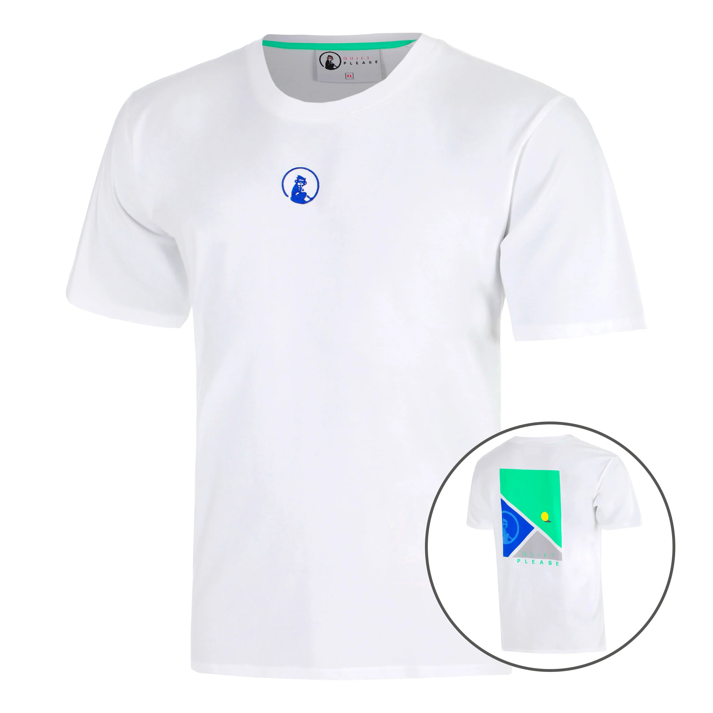 Crush T-Line T-Shirt Herren-weiß, blau