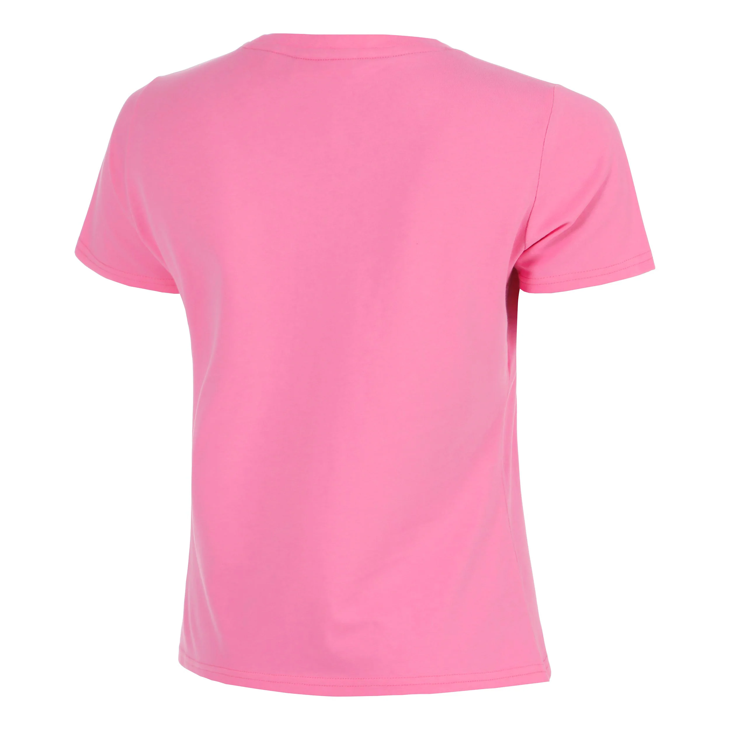 Joy Flower Logo T-Shirt Damen-pink, weiß - Image 2