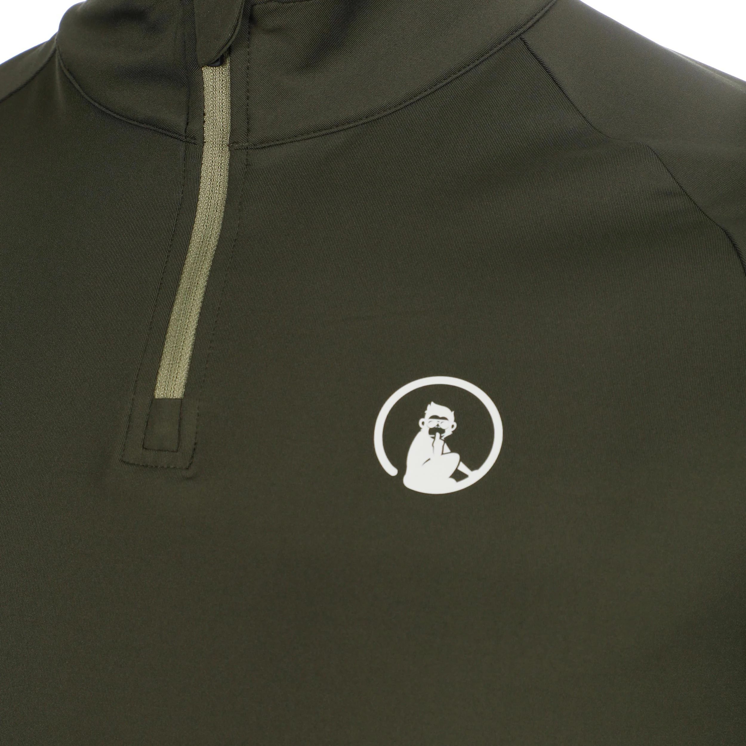 Memories Big Serve 1/4 Zip Longsleeve Jungen - dunkelgrün - Image 3