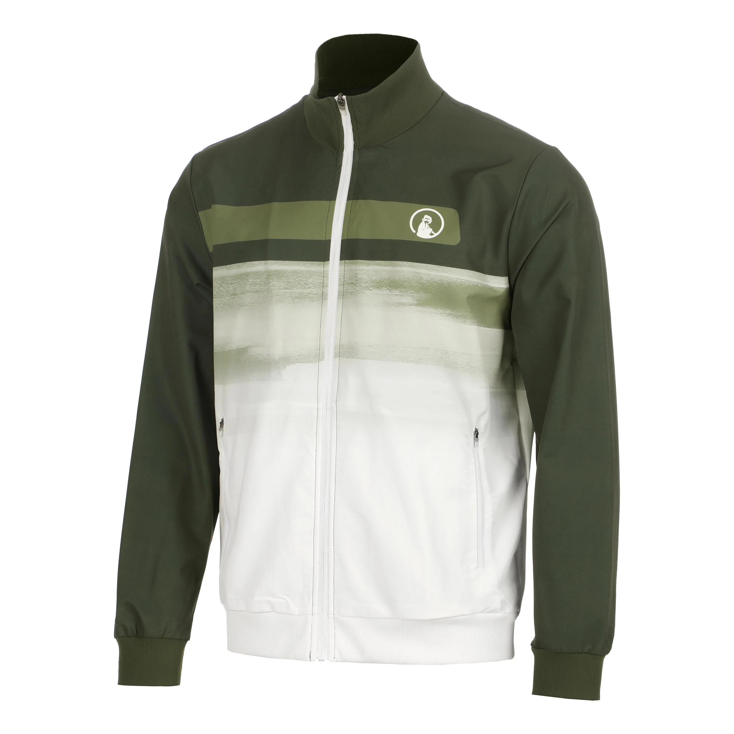 Memories Faded Wipe Trainingsjacke Herren - dunkelgrün