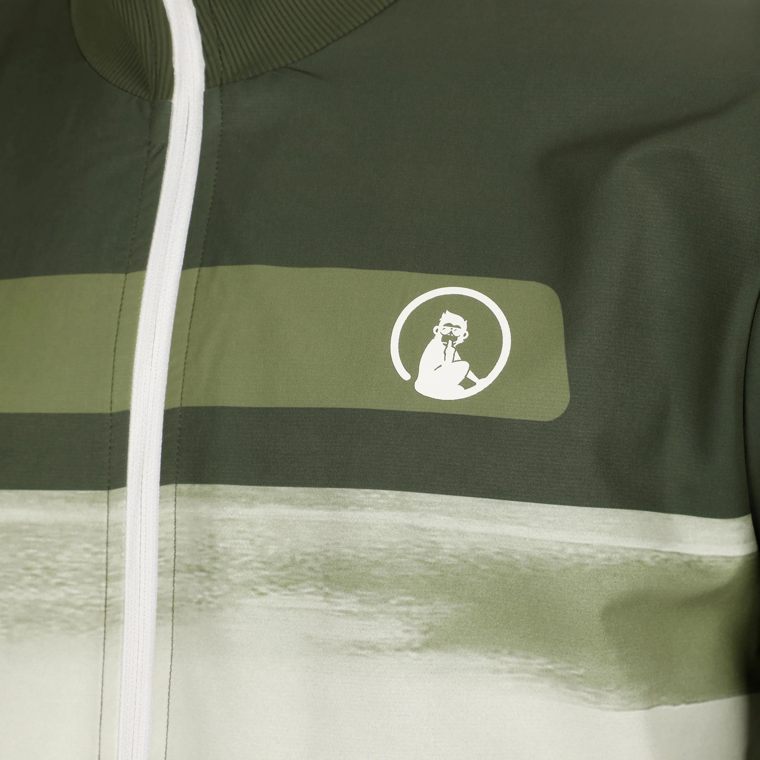 Memories Faded Wipe Trainingsjacke Herren - dunkelgrün - Image 3