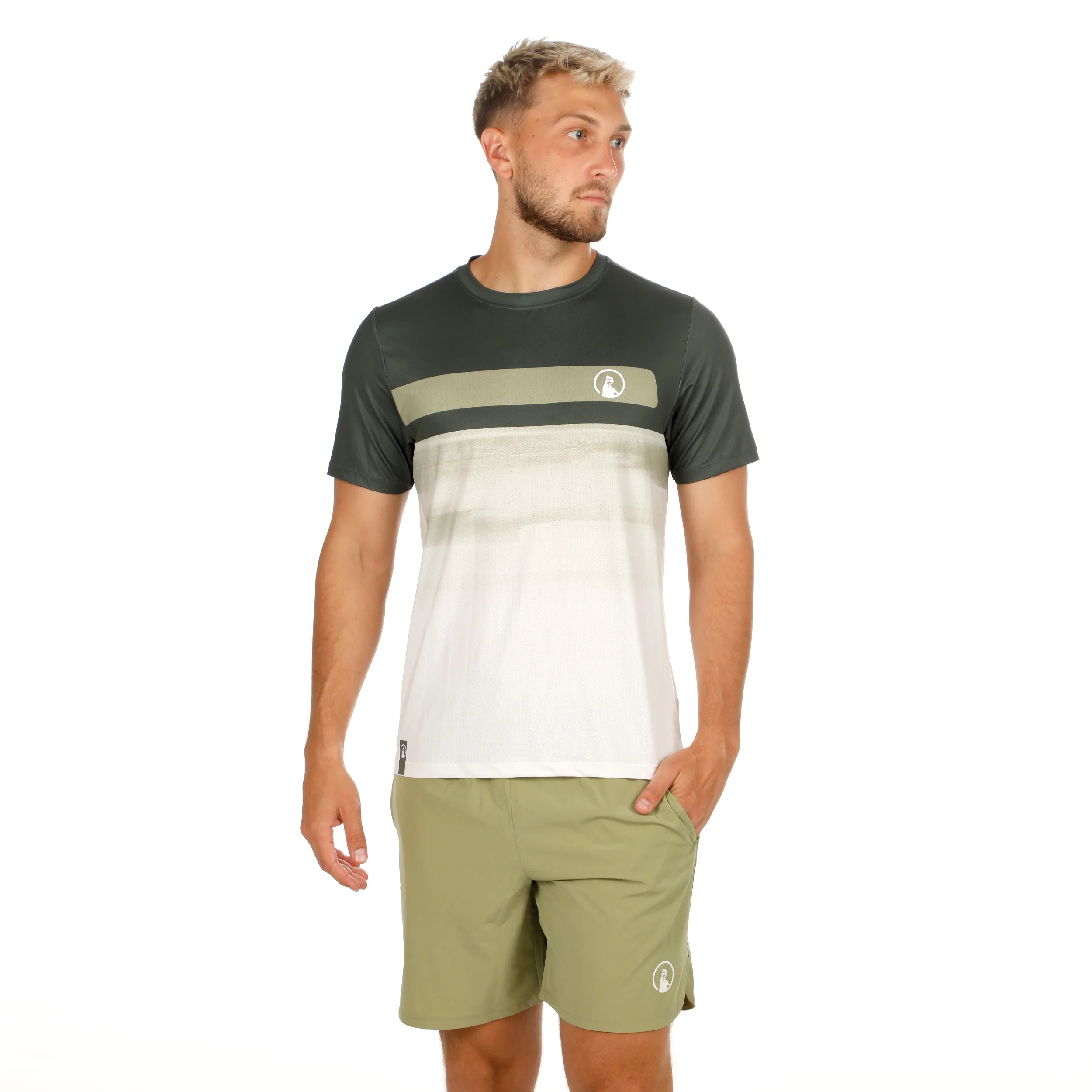 Memories Receiver Faded Wipe T-Shirt Herren - dunkelgrün - Image 5