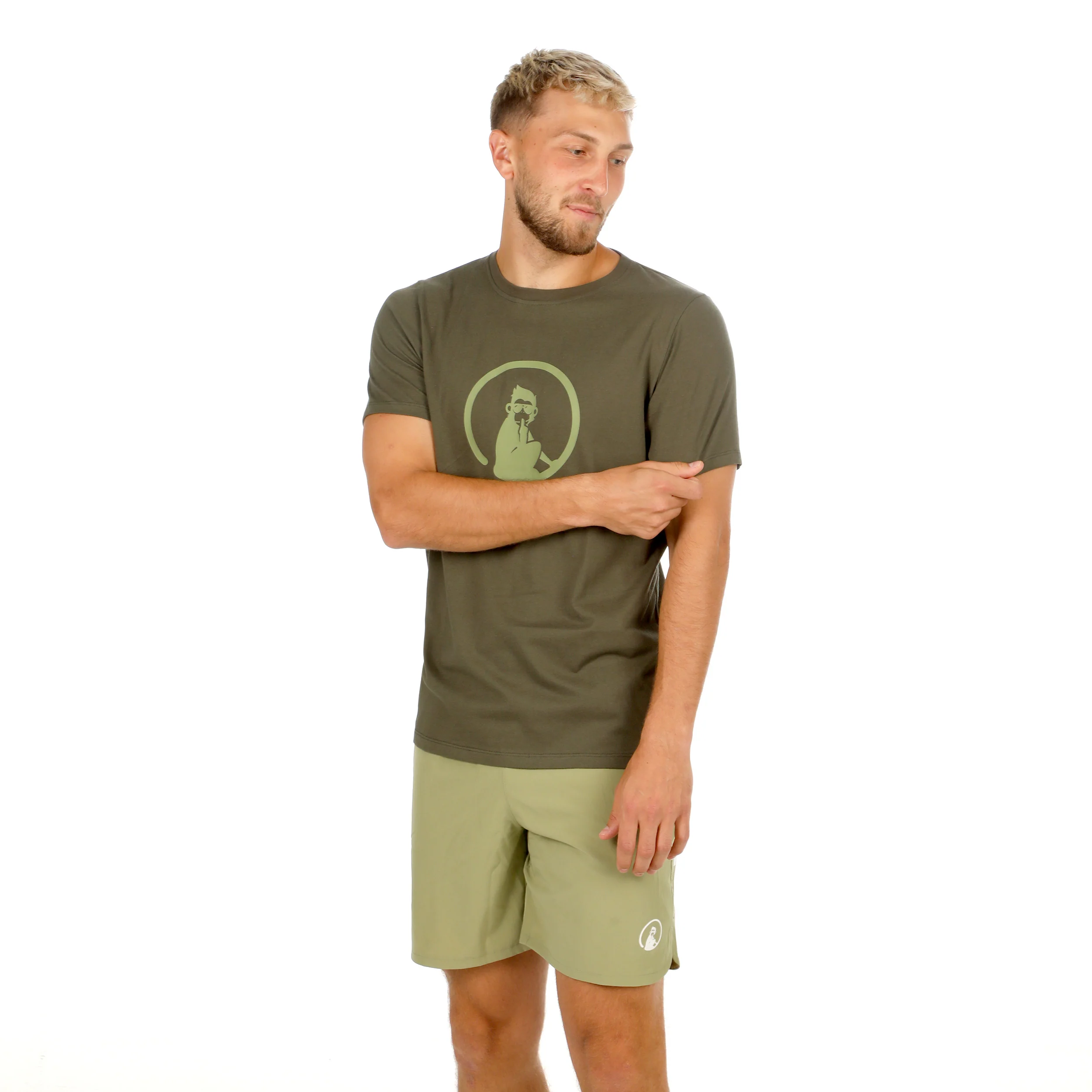 Memories Training T-Shirt Herren - dunkelgrün - Image 5