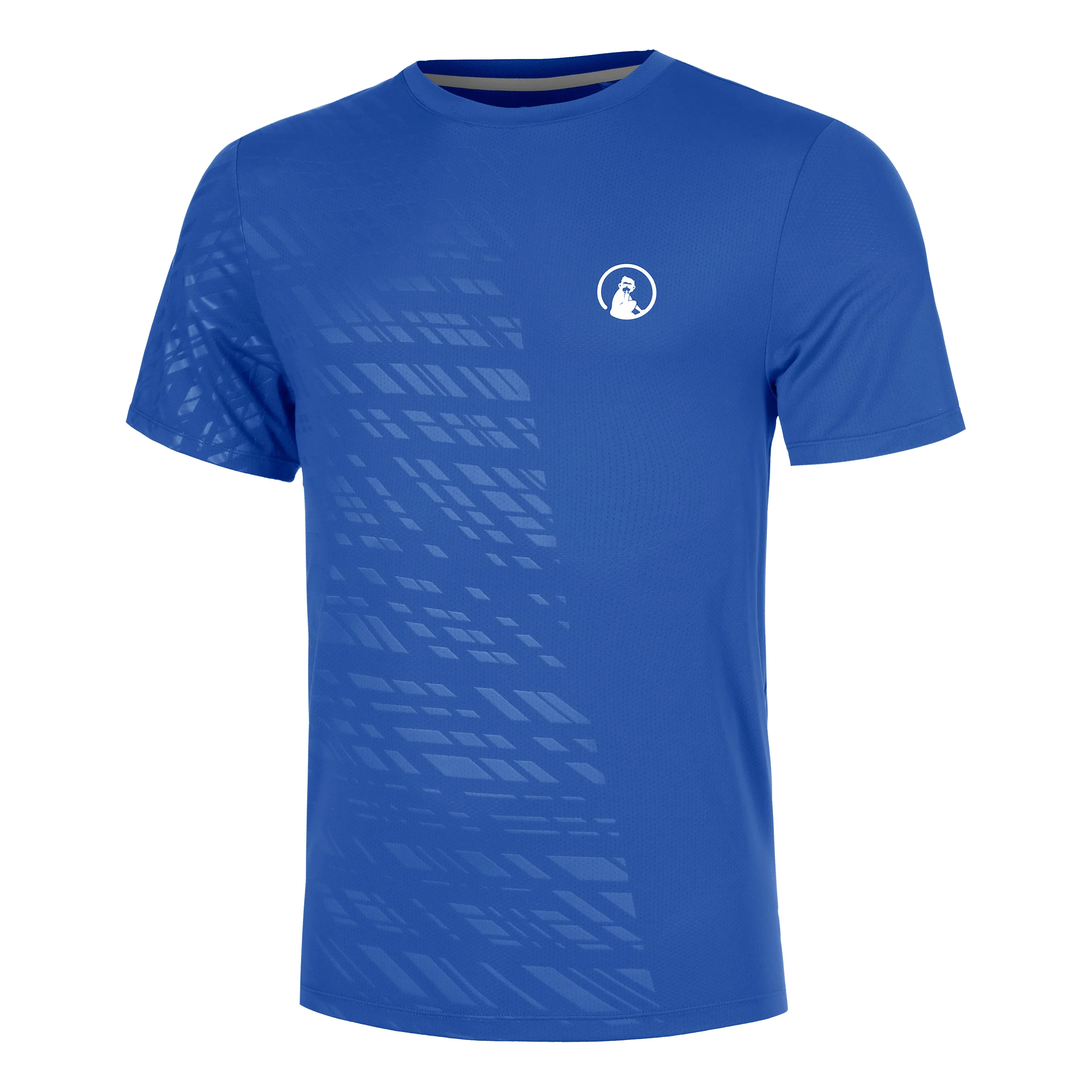 Receiver Embossed T-Shirt Herren - blau, weiß