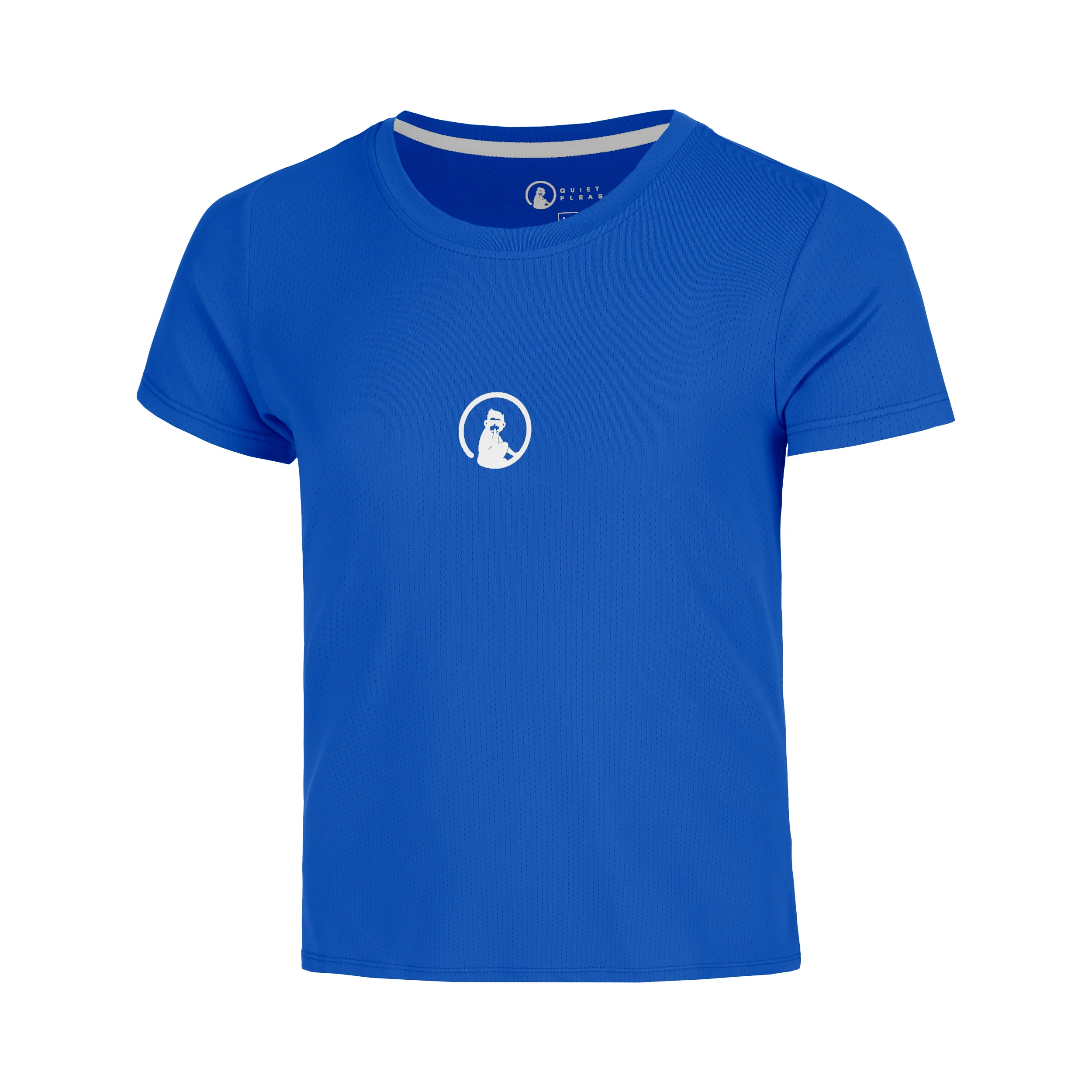 Retriever T-Shirt Mädchen-blau, weiß