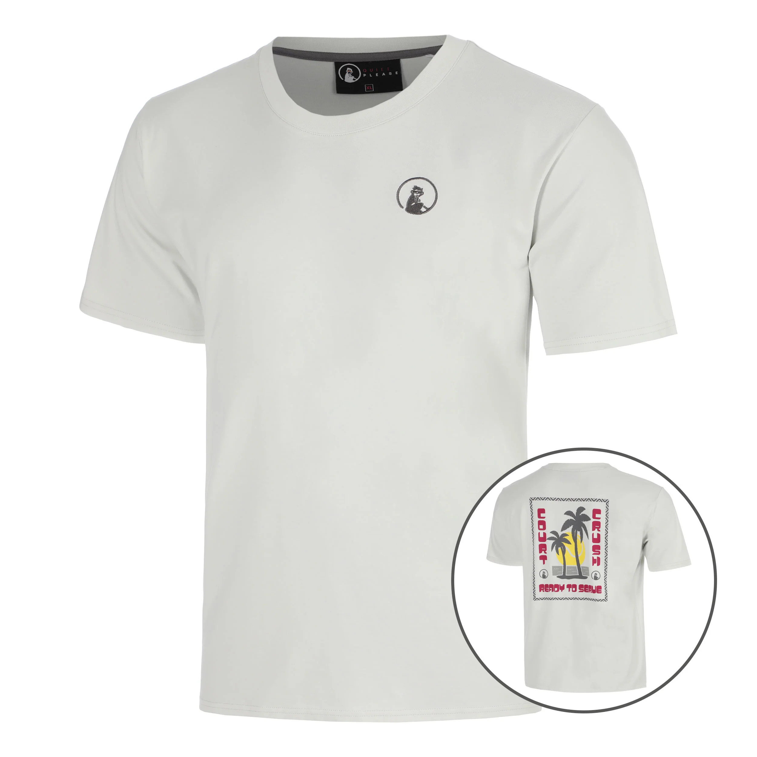 Sunset T-Shirt Herren-hellgrau, dunkelgrau