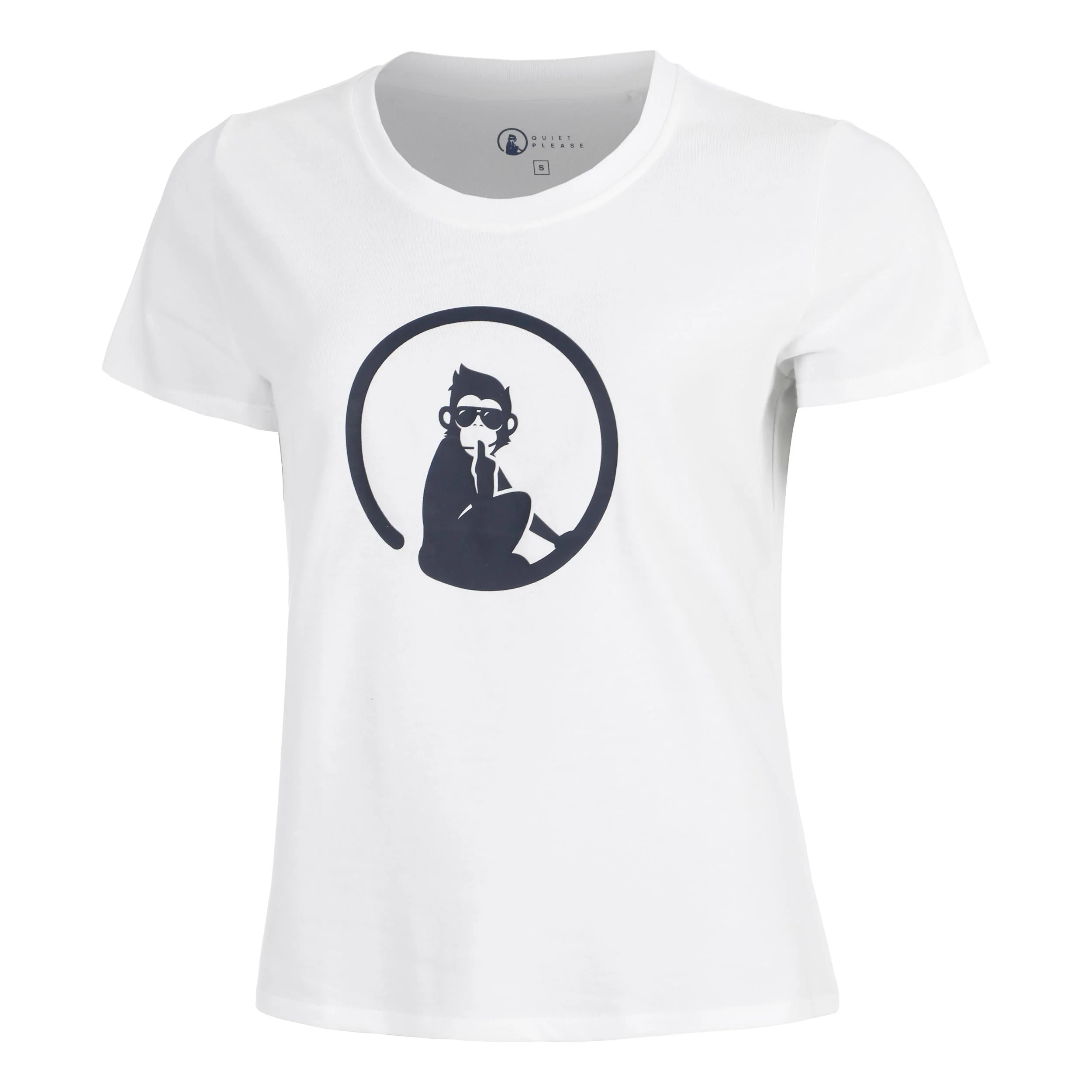Trainings T-Shirt Damen-weiß