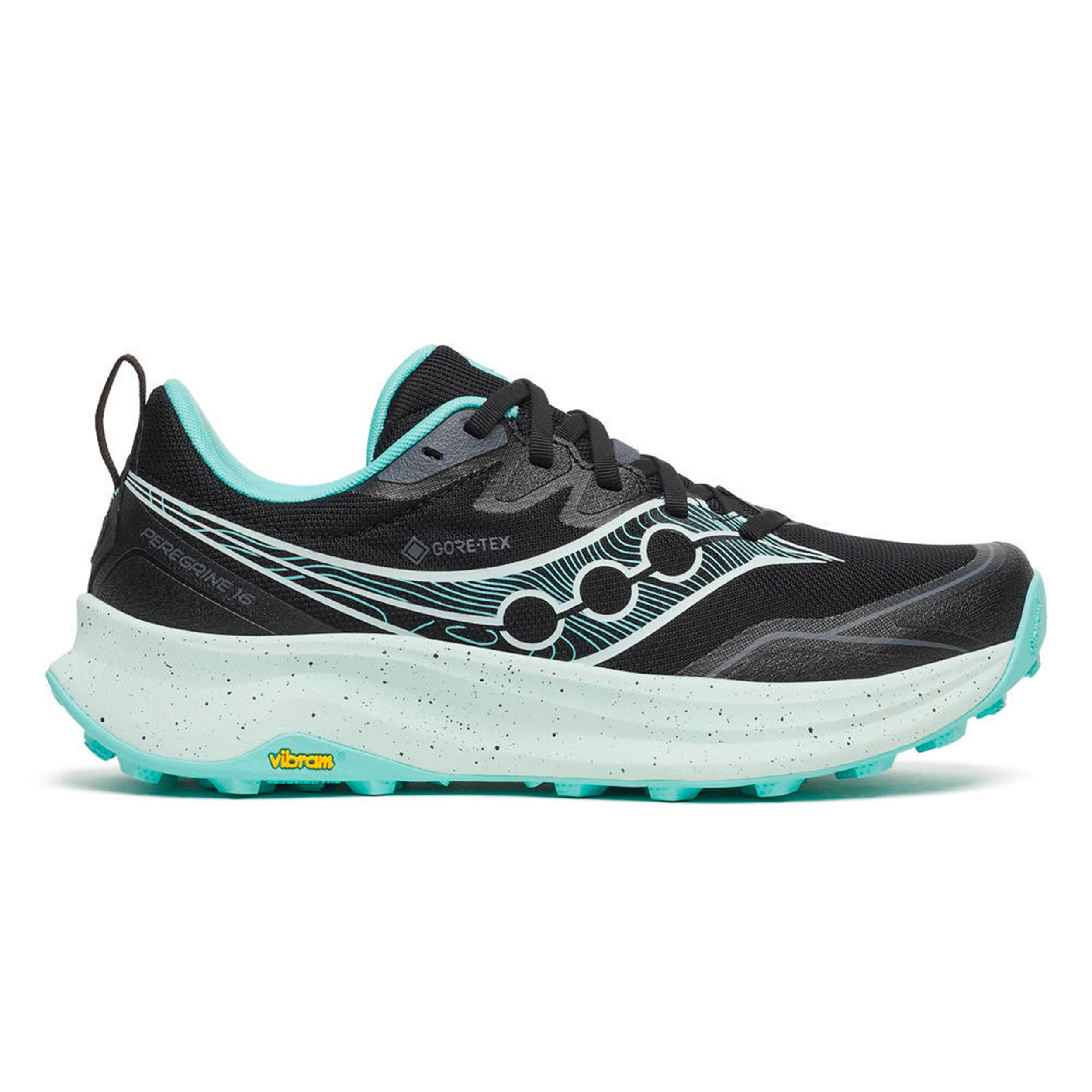 Peregrine 16 GTX Trailschuh Damen-schwarz, hellblau