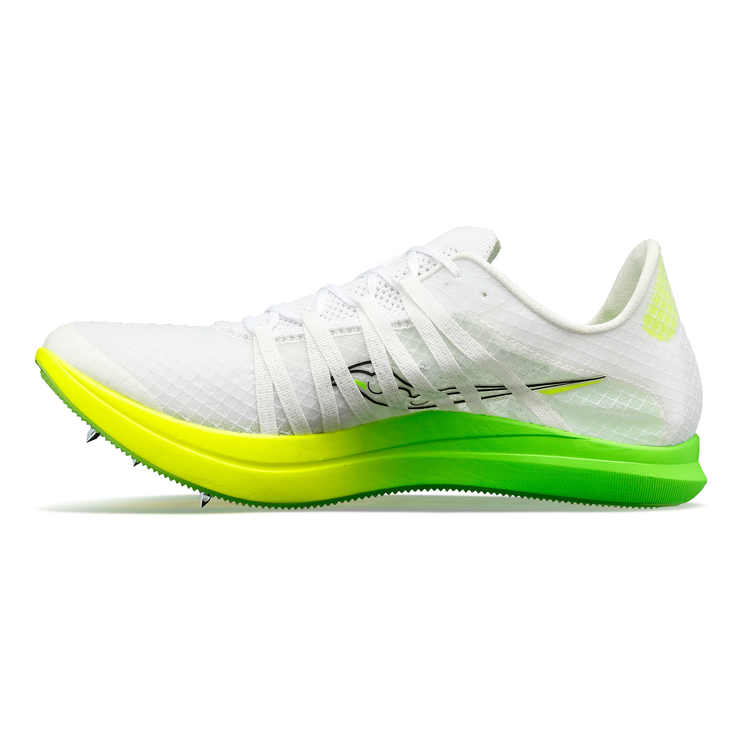 Terminal VT Spikeschuh Damen-Weiß,Neongrün - Image 2