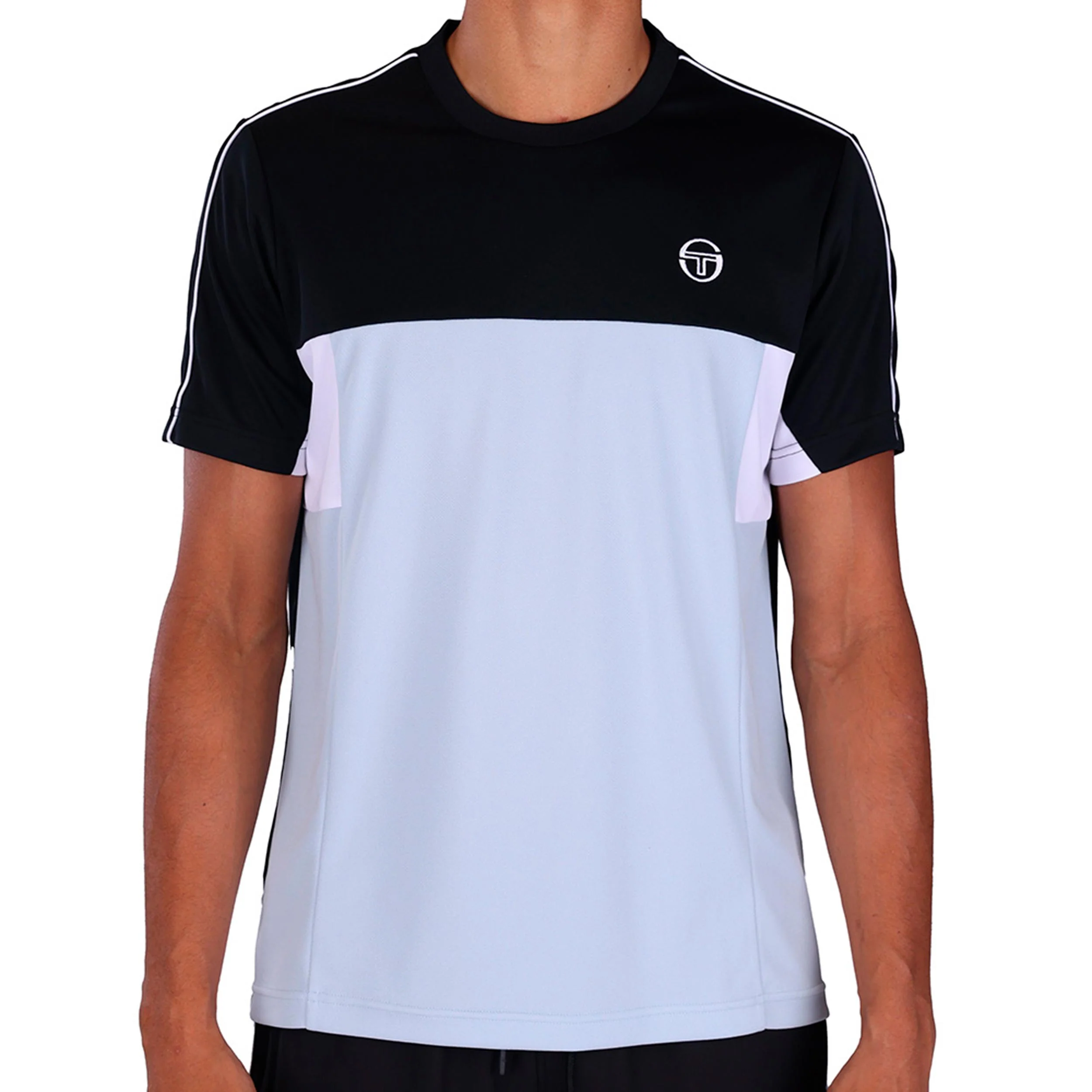 Caspio PL T-Shirt Herren - schwarz, hellblau