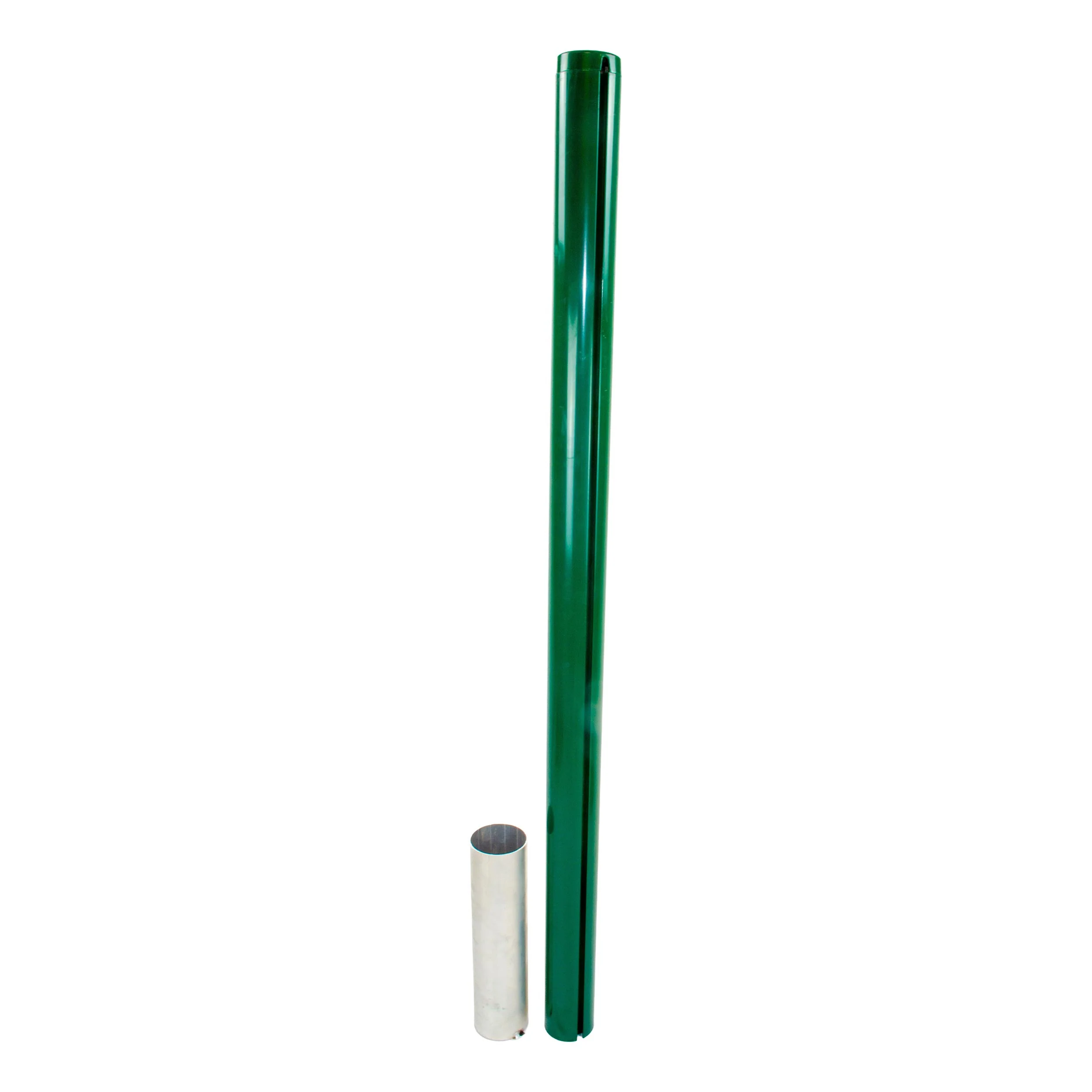 ASS Tennisnetzpfosten 83mm Rund,Aluminium-Dunkelgrün