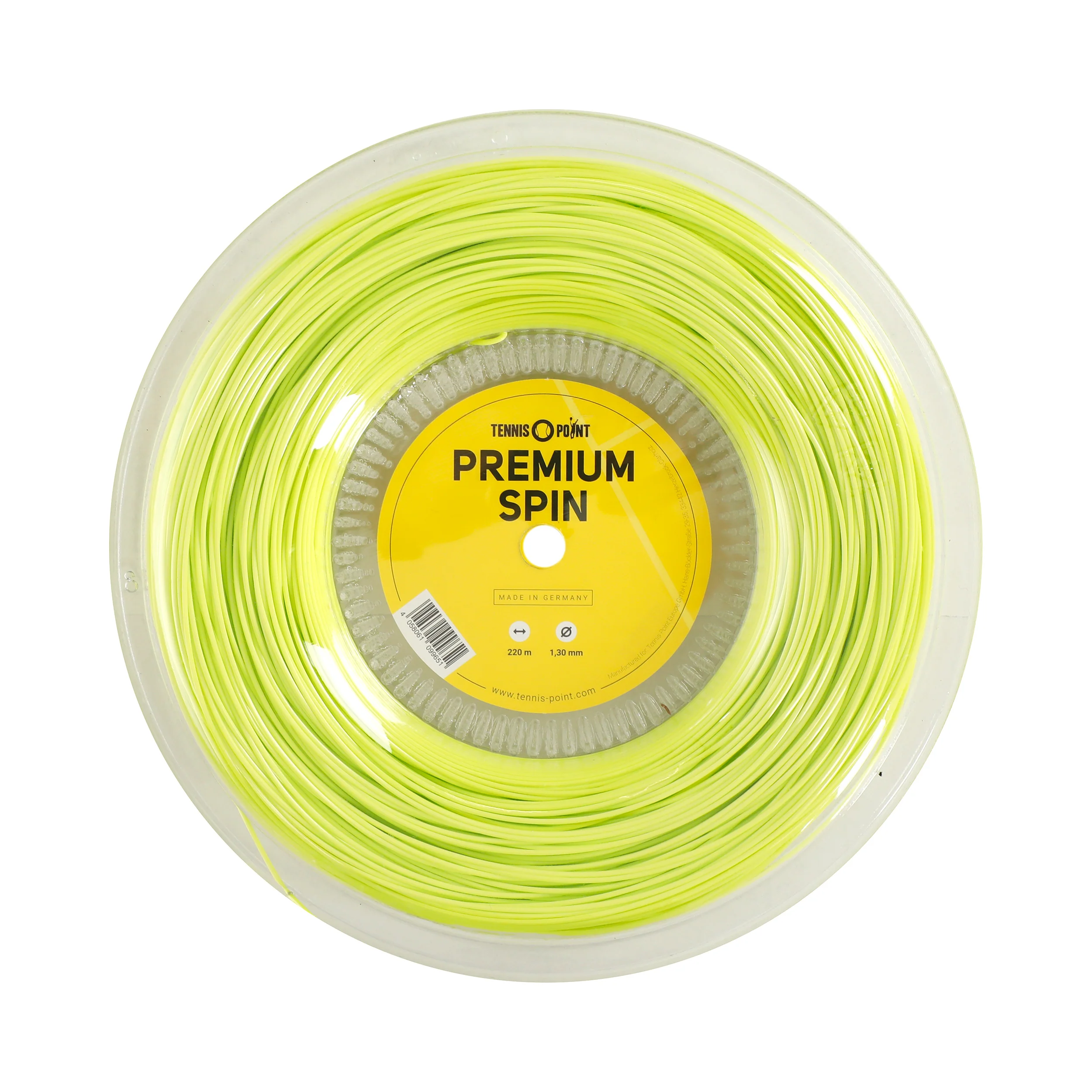 Premium Spin Saitenrolle 220m-Limette