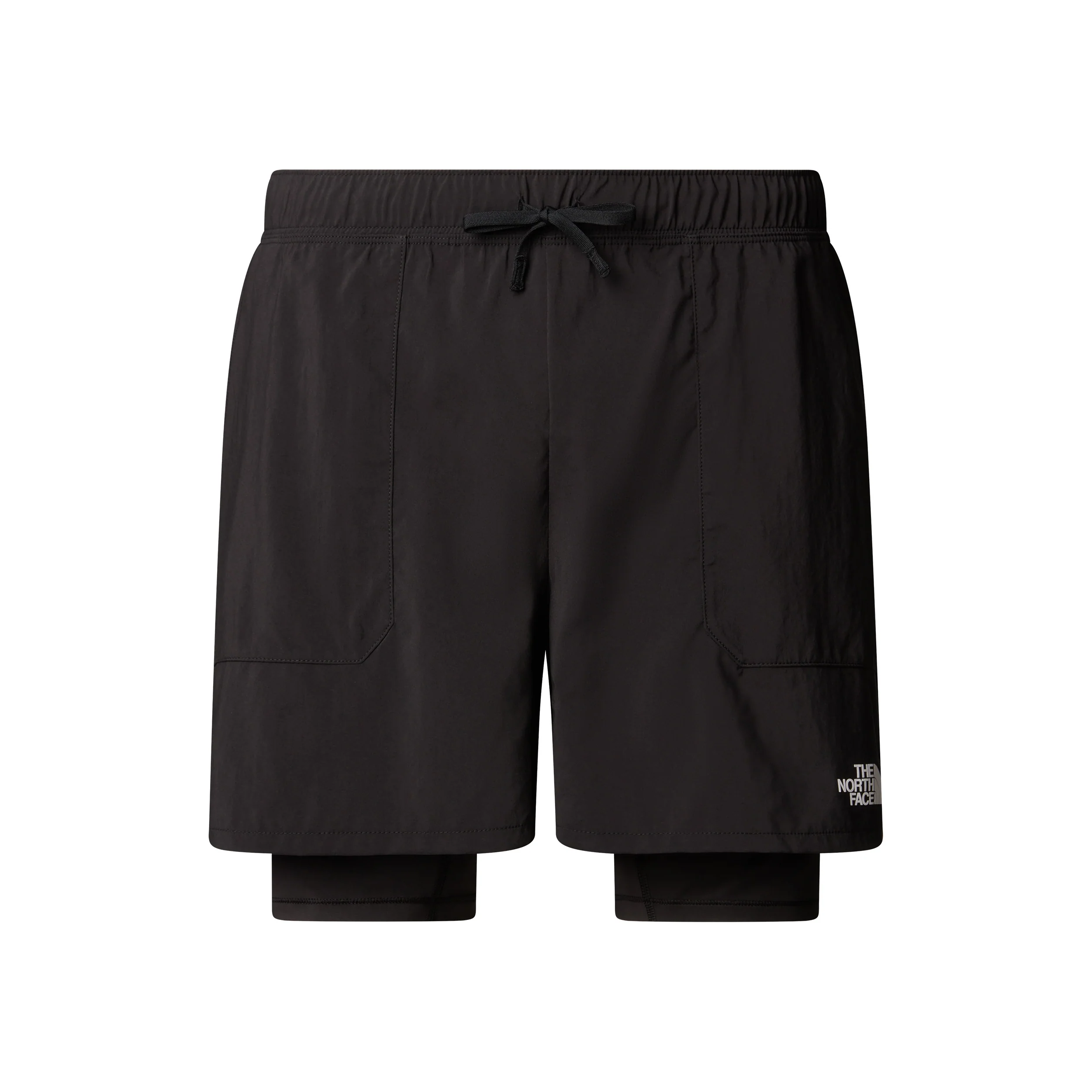 Sunriser 2in1 6in Laufshorts Herren-Schwarz