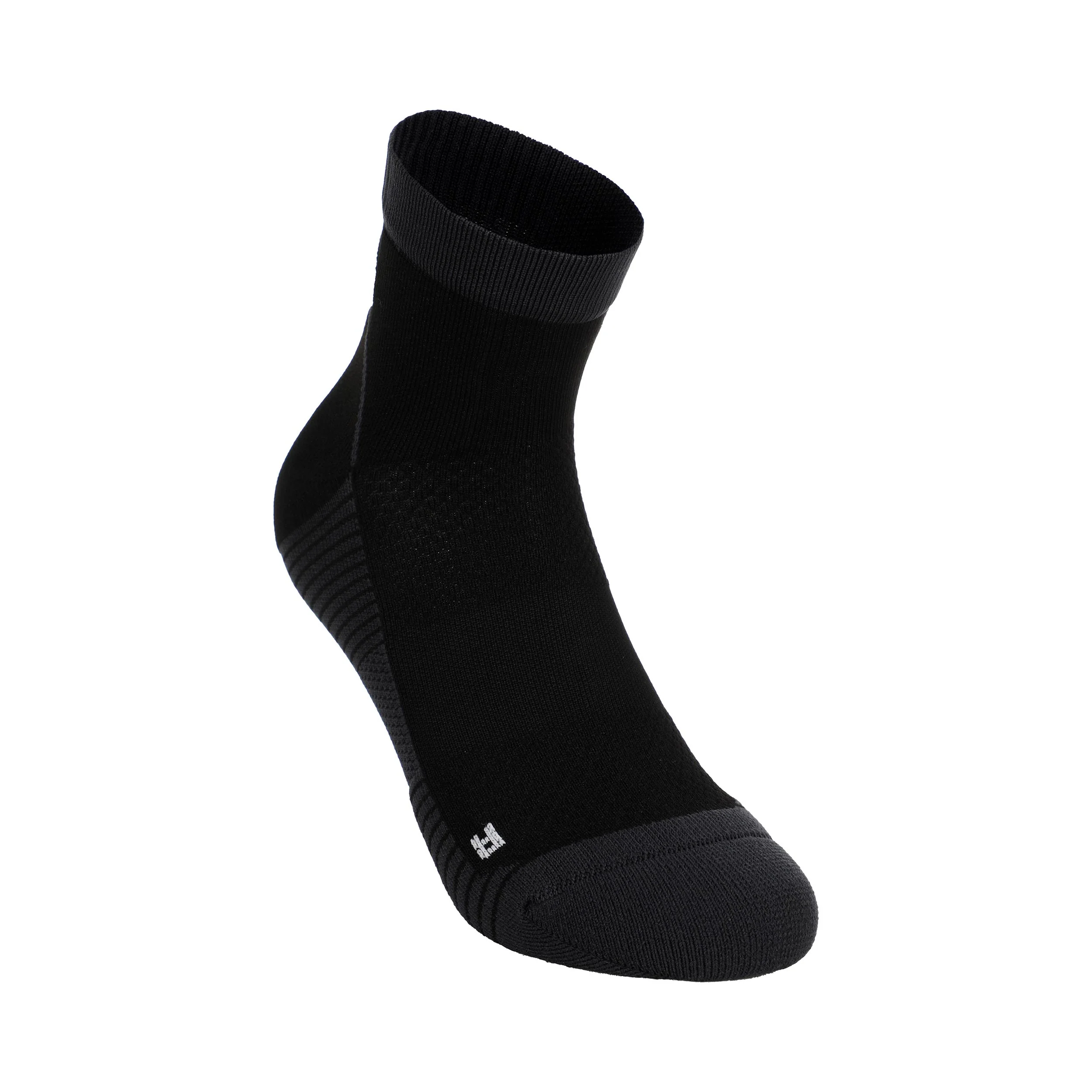 Trail Quarter Laufsocken-Schwarz