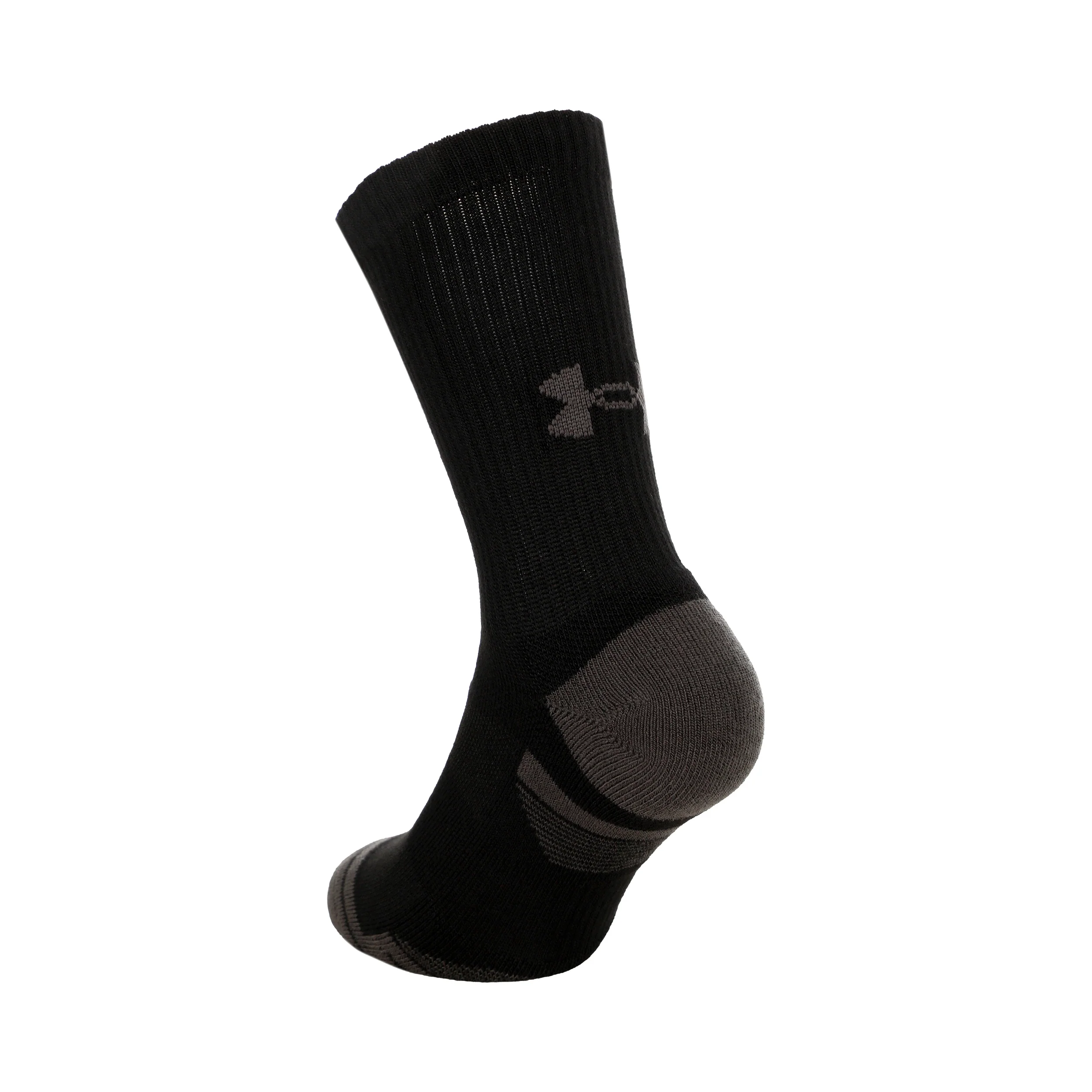 Performance Tech Crew Sportsocken 3er Pack Unisex - schwarz, dunkelgrau - Image 4