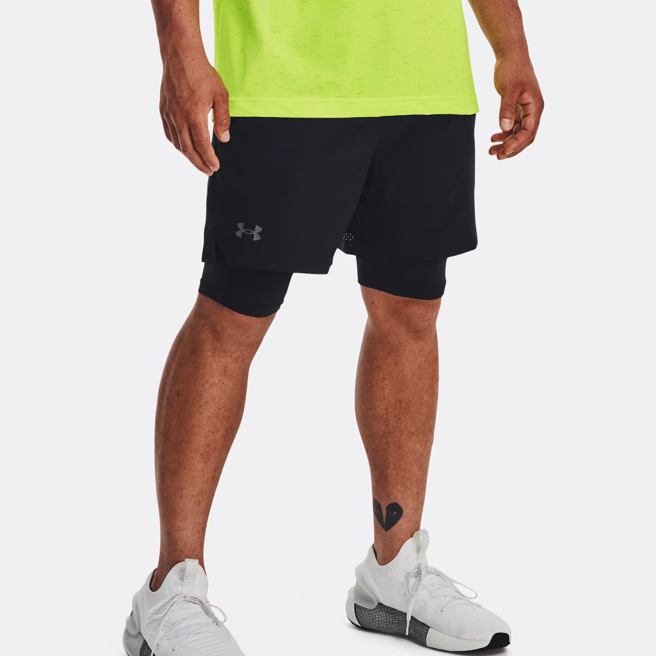 Vanish Woven 2in1 Shorts Herren-Schwarz - Image 3