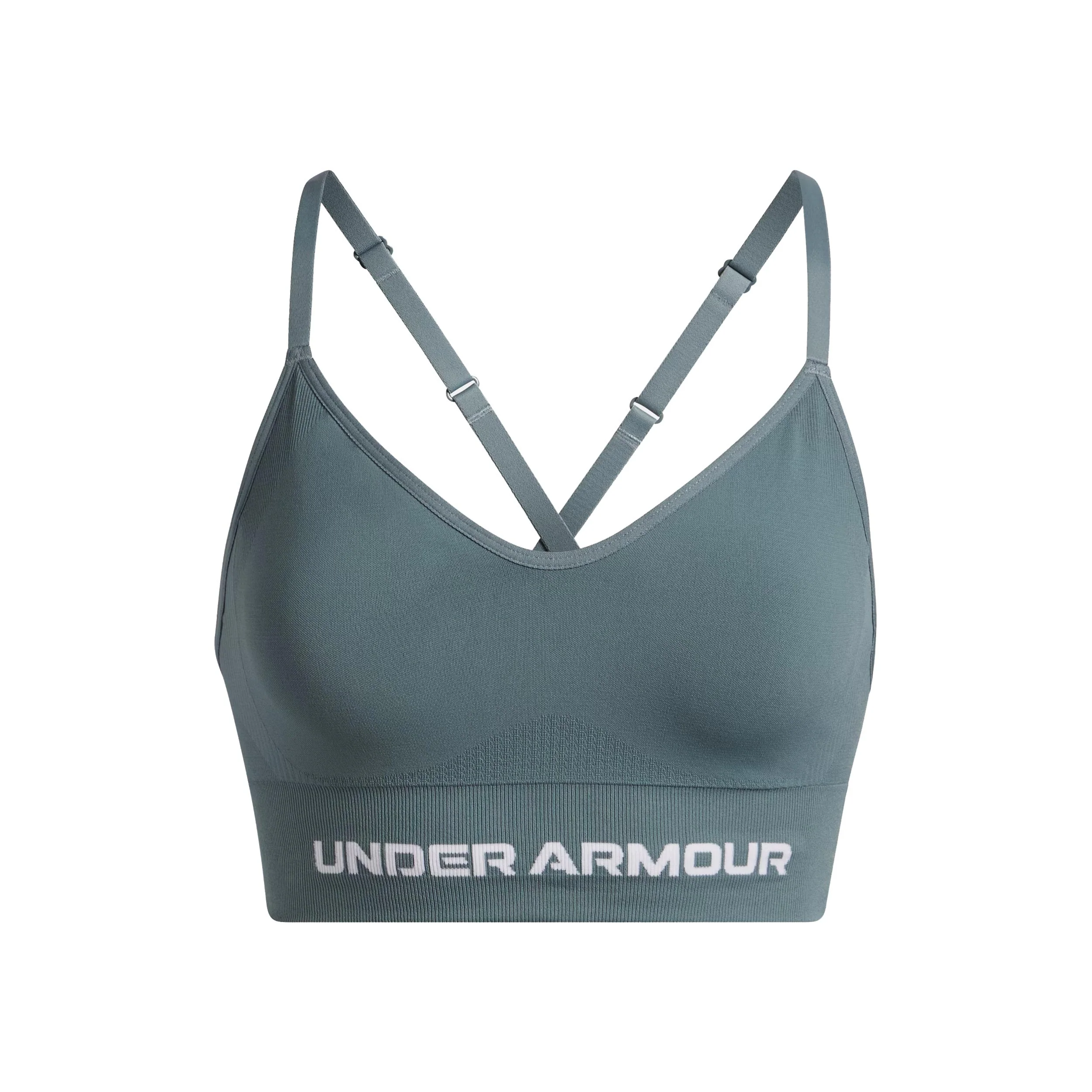 Vanisheamle Low Sport-BH Damen - blau, weiß