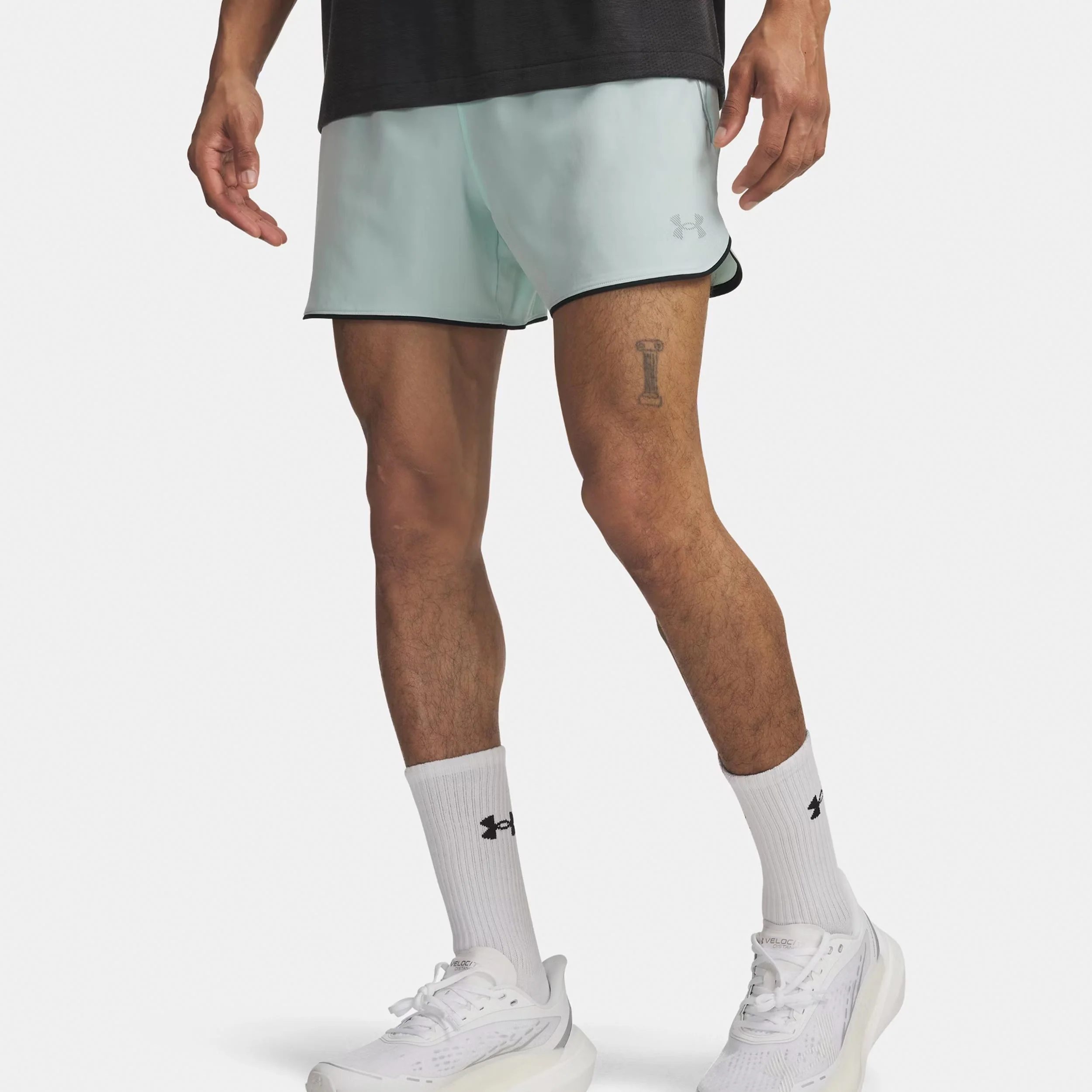 Velociti Pro 5in Laufshorts Herren - mint, silber