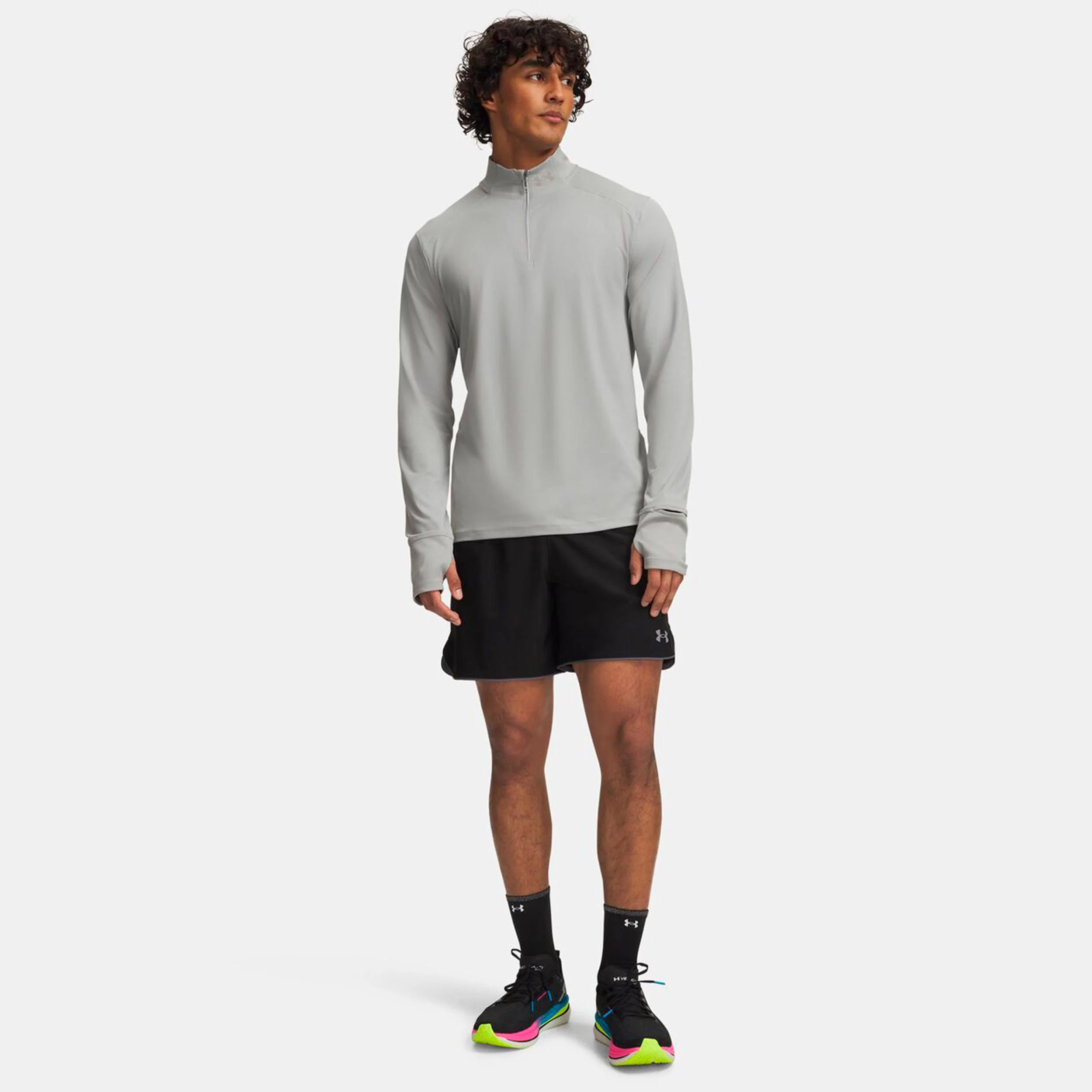 Velociti Pro 7in Laufshorts Herren-schwarz, silber - Image 4