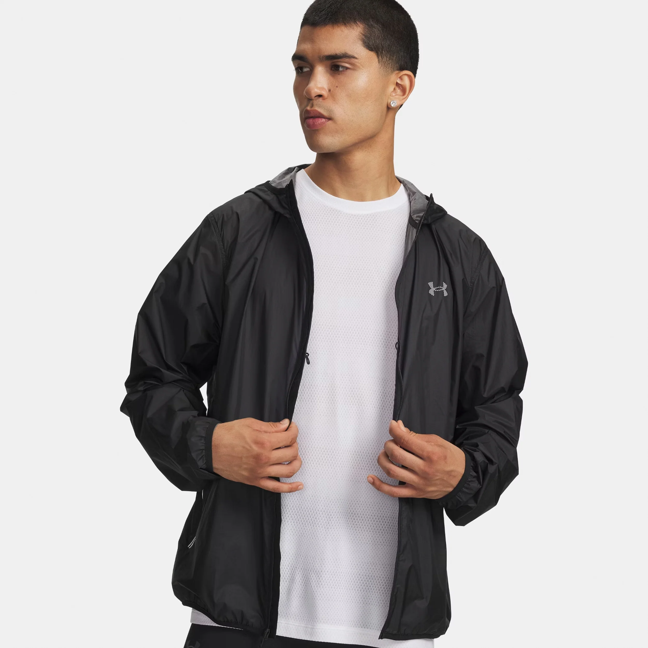 Velociti Pro LW Laufjacke Herren-schwarz, silber