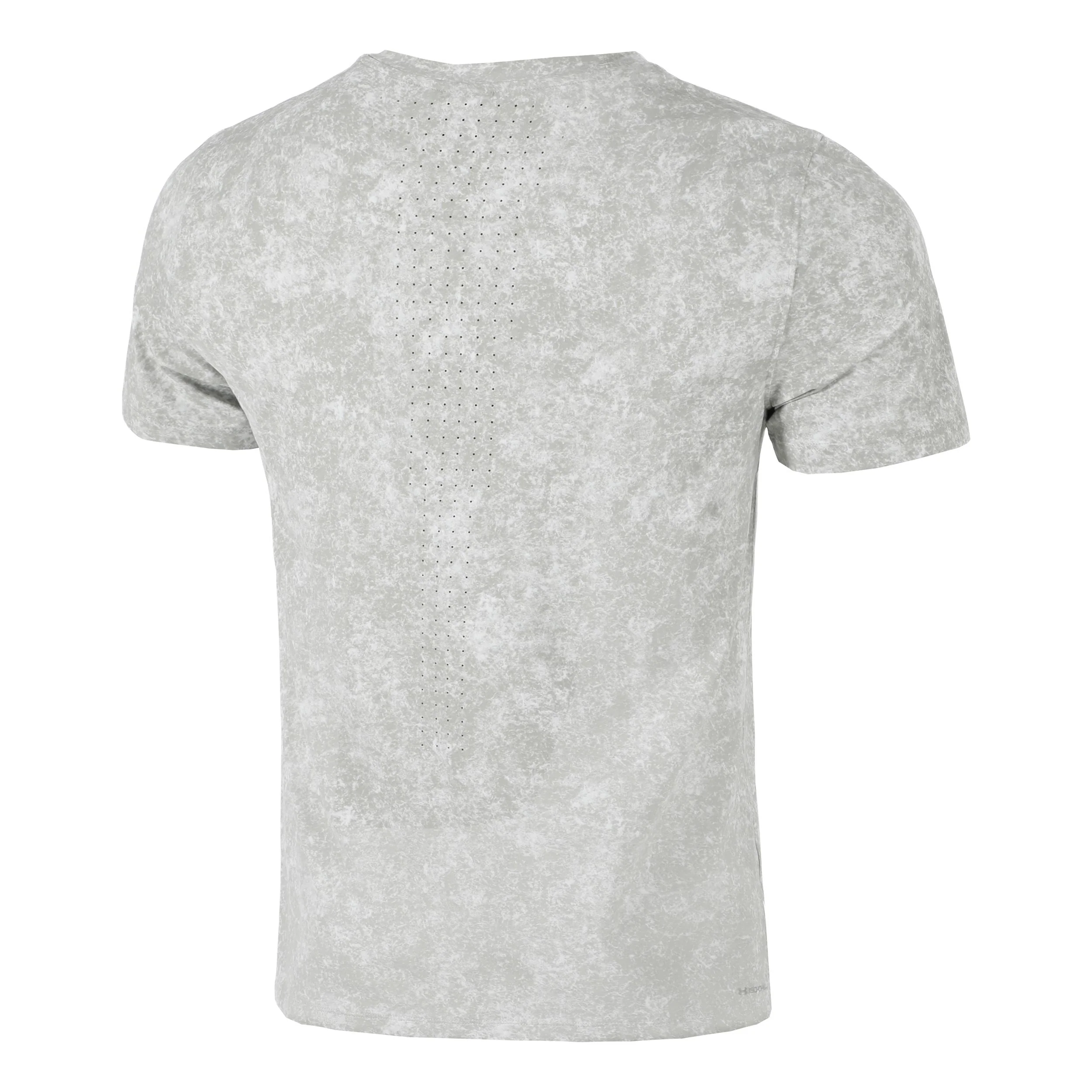 Velociti Pro Print Laufshirt Herren - grau, silber - Image 2