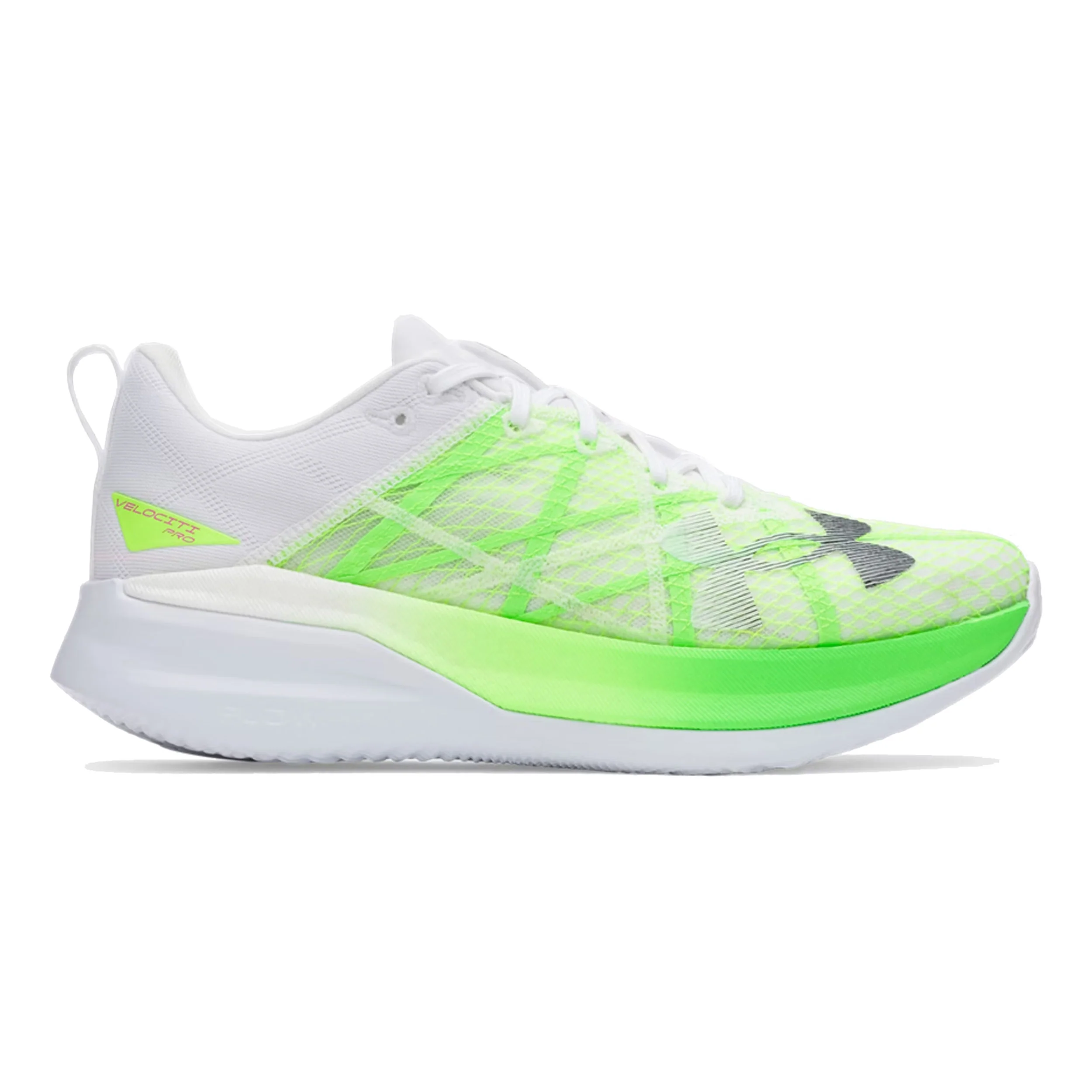 Velociti Pro Wettkampfschuh-Weiß,Neongrün