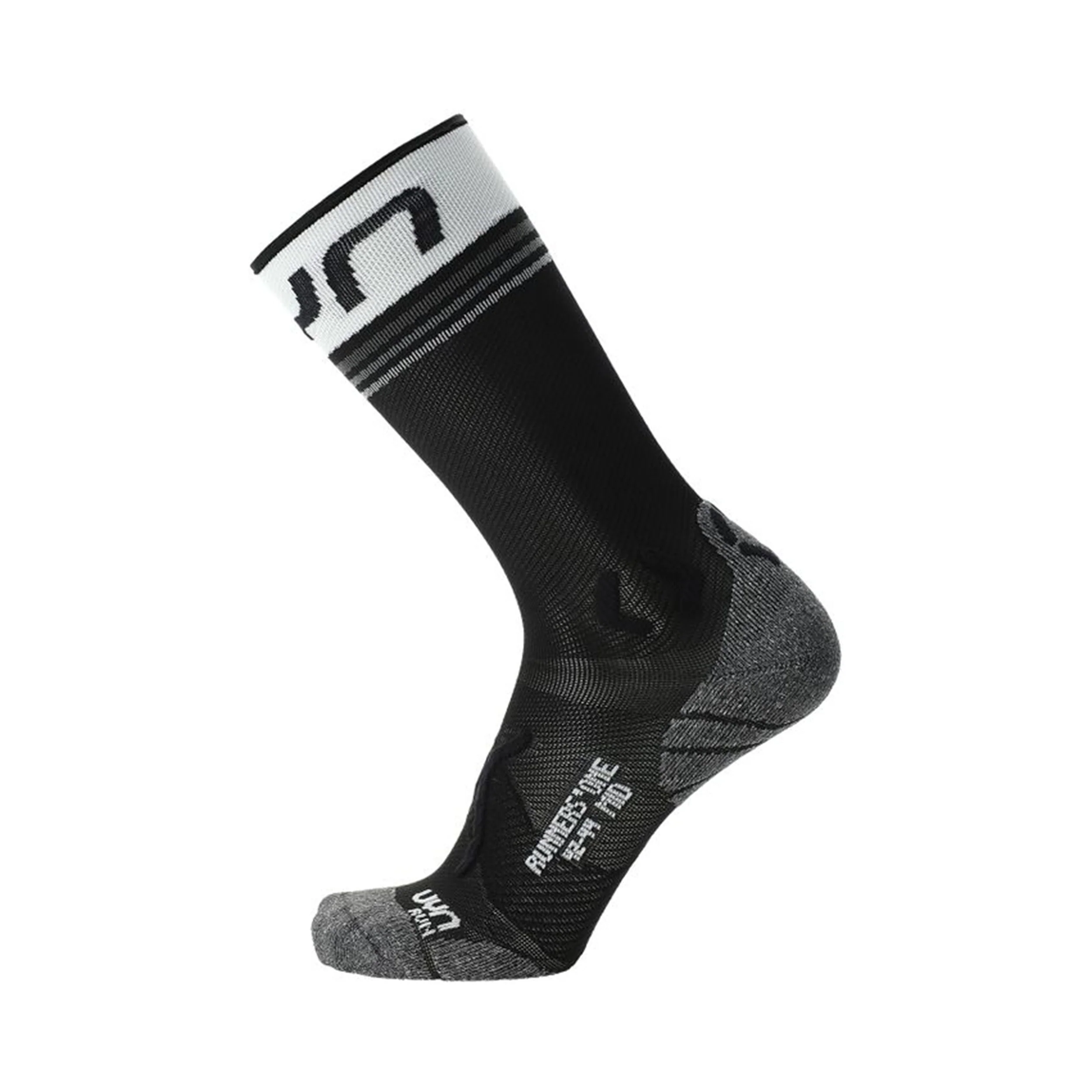Runner's One Laufsocken Herren-Schwarz,Weiß