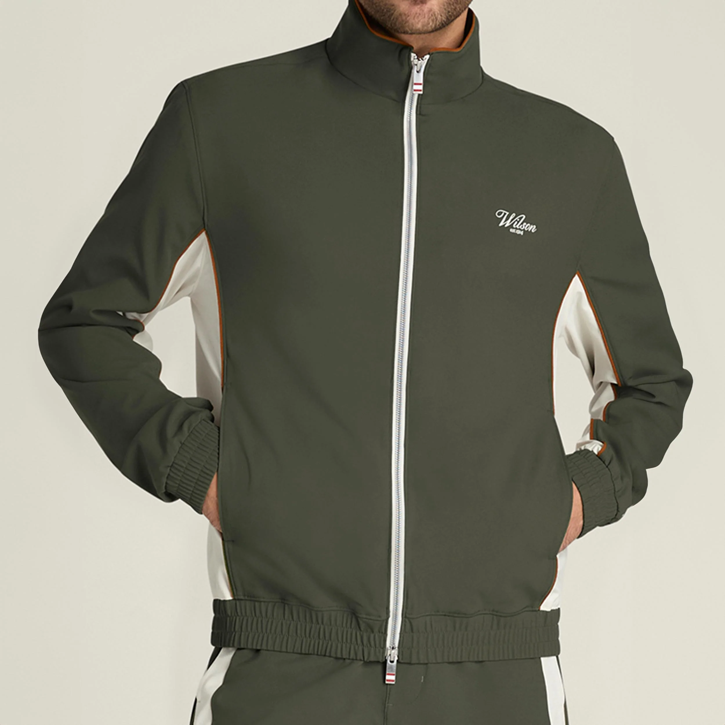 Grand Slam Trainingsjacke Herren-dunkelgrün