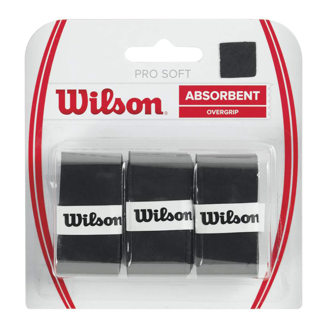 Soft Overgrip 3er Pack-Schwarz