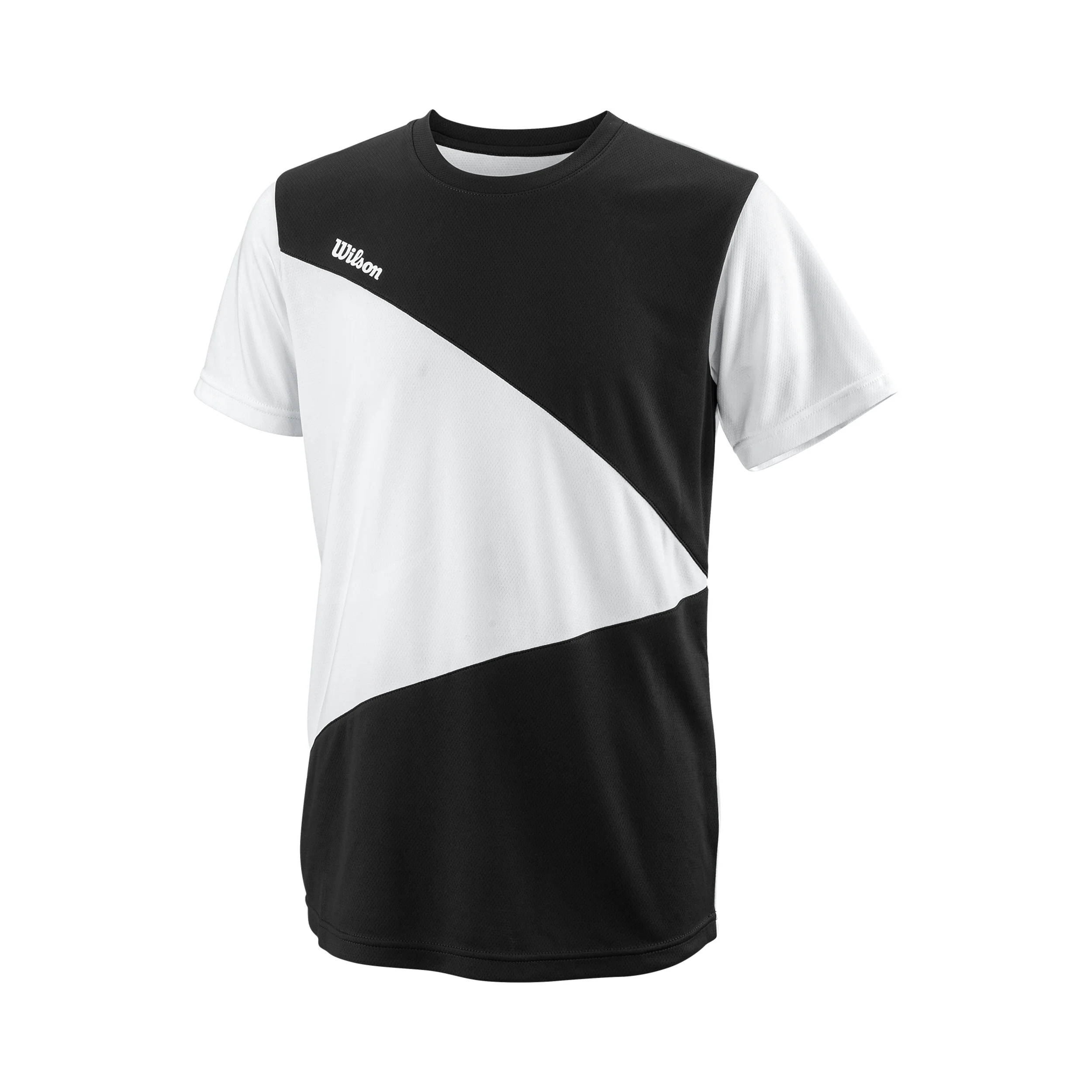 Team T-Shirt Jungen-Schwarz,Weiß